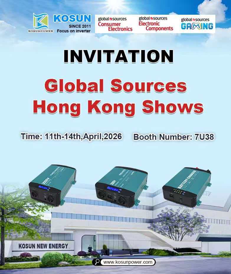 KOSUN to Showcase at the 2026 Global Sources Hong Kong Shows KOSUN to Showcase at the 2026 Global Sources Hong Kong Shows
